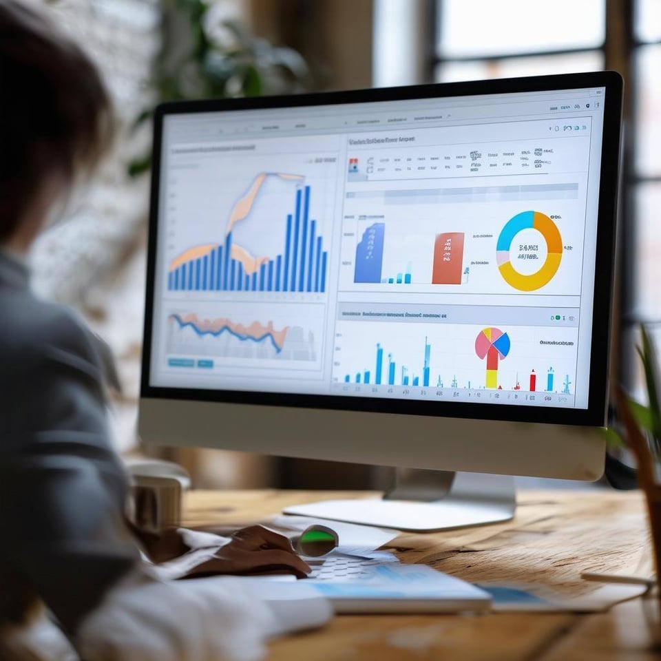 showcasing graphs on dashboard